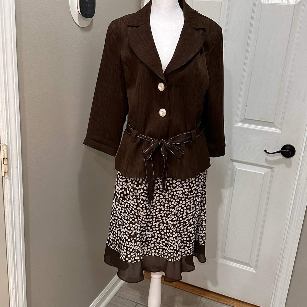 Studio Brown Textured Fabric